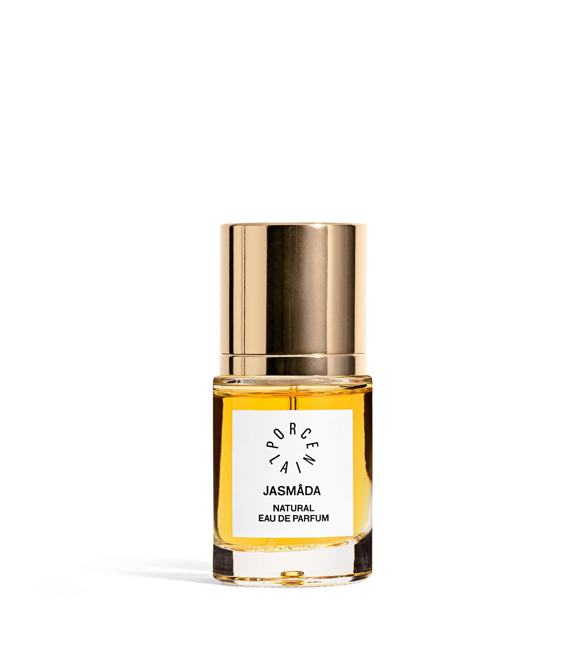 Porcelain Perfumery Jasmada 15 ML Parfume Glass with Golden Lid