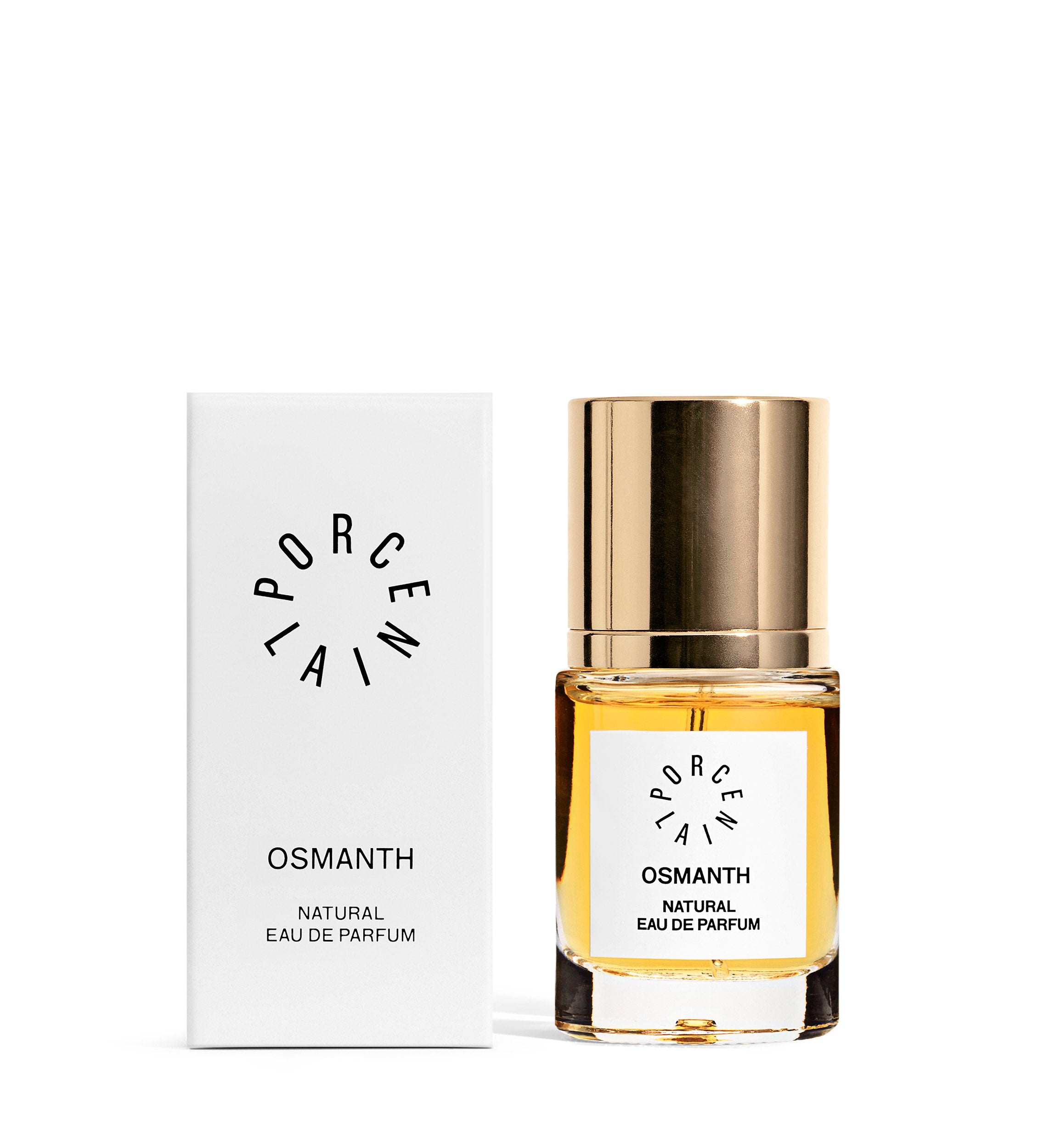 Porcelain Perfumery Osmanth 15ML Parfume Glass with Golden Lid