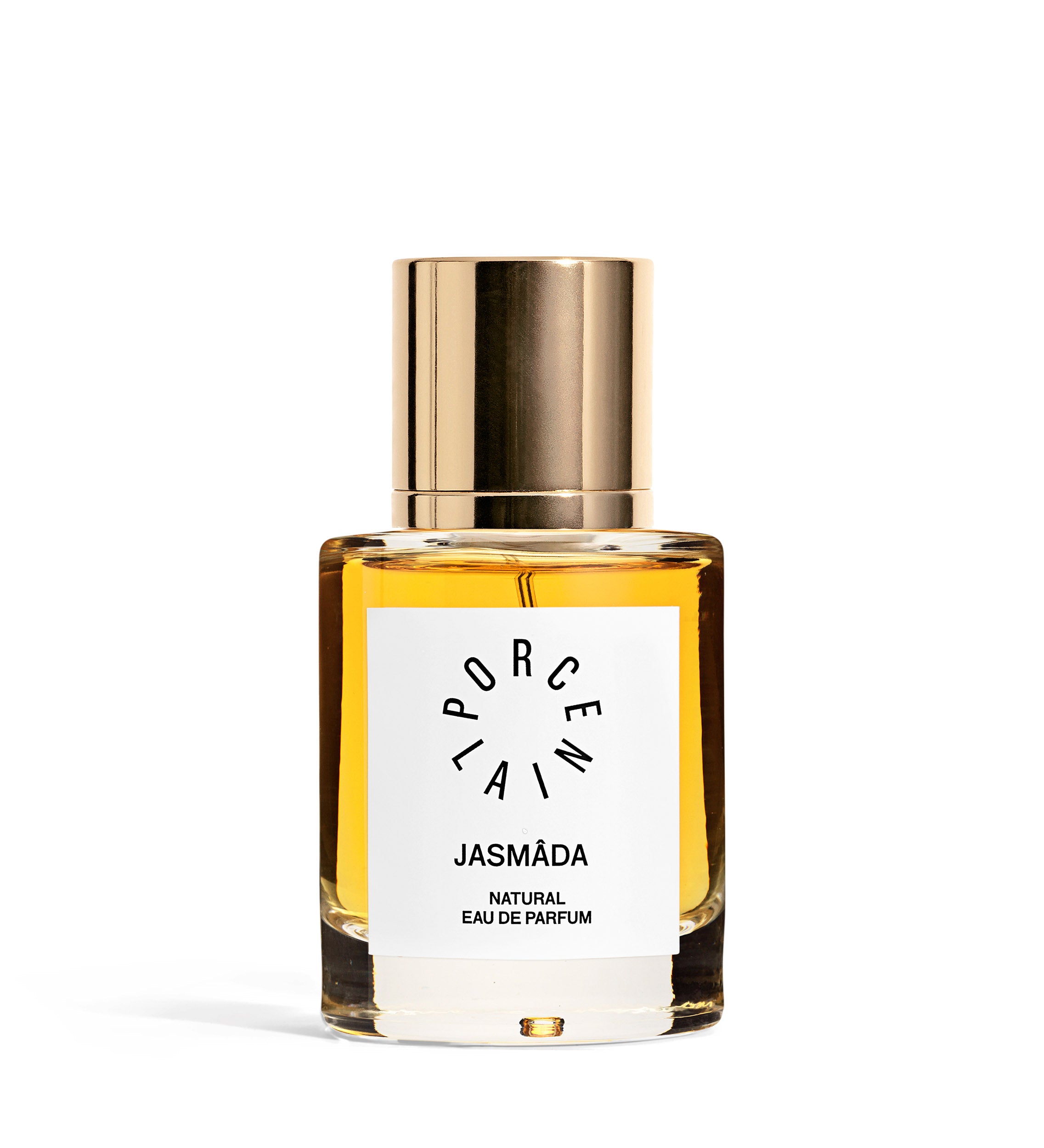 Porcelain Perfumery Jasmada 50ML Parfume Glass with Golden Lid