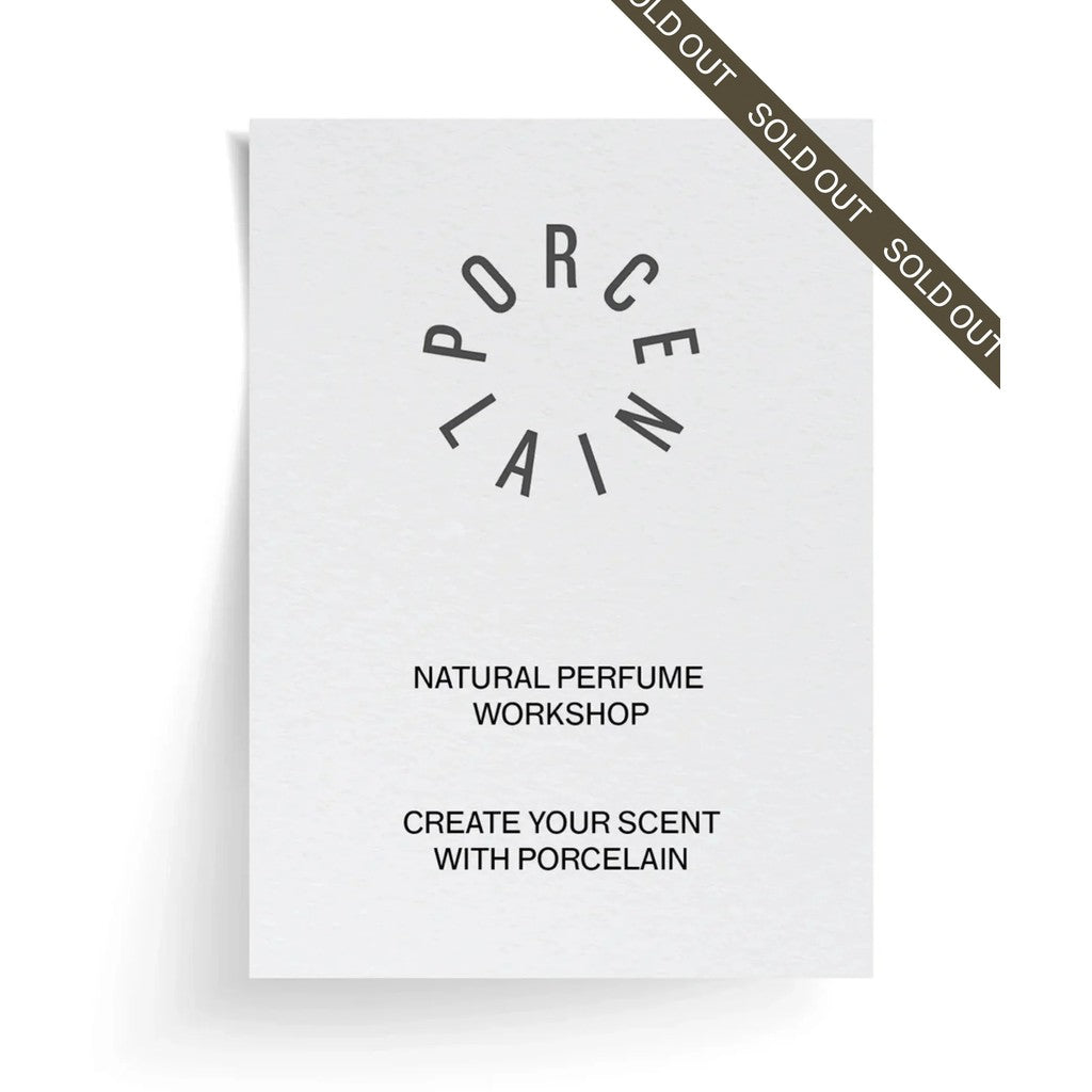 Porcelain Perfumery Perfume workshop - Spring - 2026 Workshop